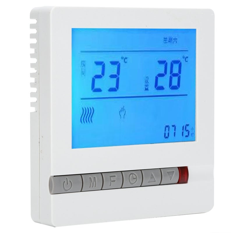 Floor Heating Thermostat: 1 Intelligent LCD Panel - High-Reliability Chip For Precise Control Underfloor Heating Controller For Home Living Room Bedroom Dining Room Hall - Image 3