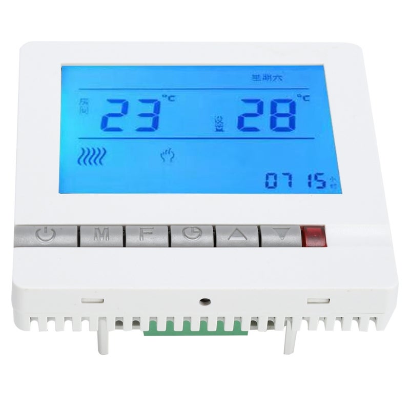 Floor Heating Thermostat: 1 Intelligent LCD Panel - High-Reliability Chip For Precise Control Underfloor Heating Controller For Home Living Room Bedroom Dining Room Hall - Image 5