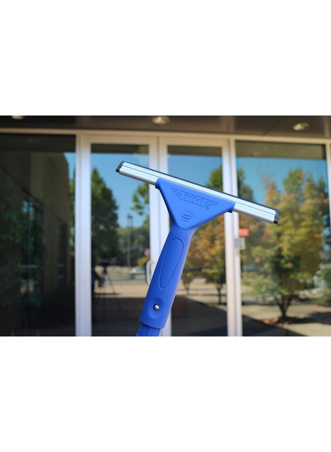 ETTORE Ettore-17008 8-Inch All Purpose Window Squeegee with Lifetime Silicone Rubber Blade, Blue - Image 2