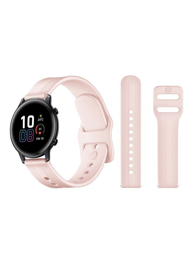 NIBEMINENT Replacement Band For Honor MagicWatch 2 42mm Pink - Image 2