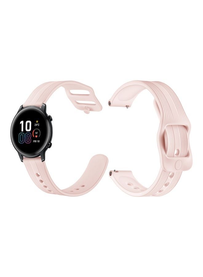 NIBEMINENT Replacement Band For Honor MagicWatch 2 42mm Pink - Image 3