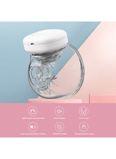 YOUHA YOUHA Wearable Breast Pump Hands Free Electric Single Portable Wearable Breast Cup 8oz/ 240ml BPA-free 3 Modes 9 Suction Levels Rechargeable Comfort Breastfeeding Milk Collector (28mm Nipple Diameter)  - Image 5