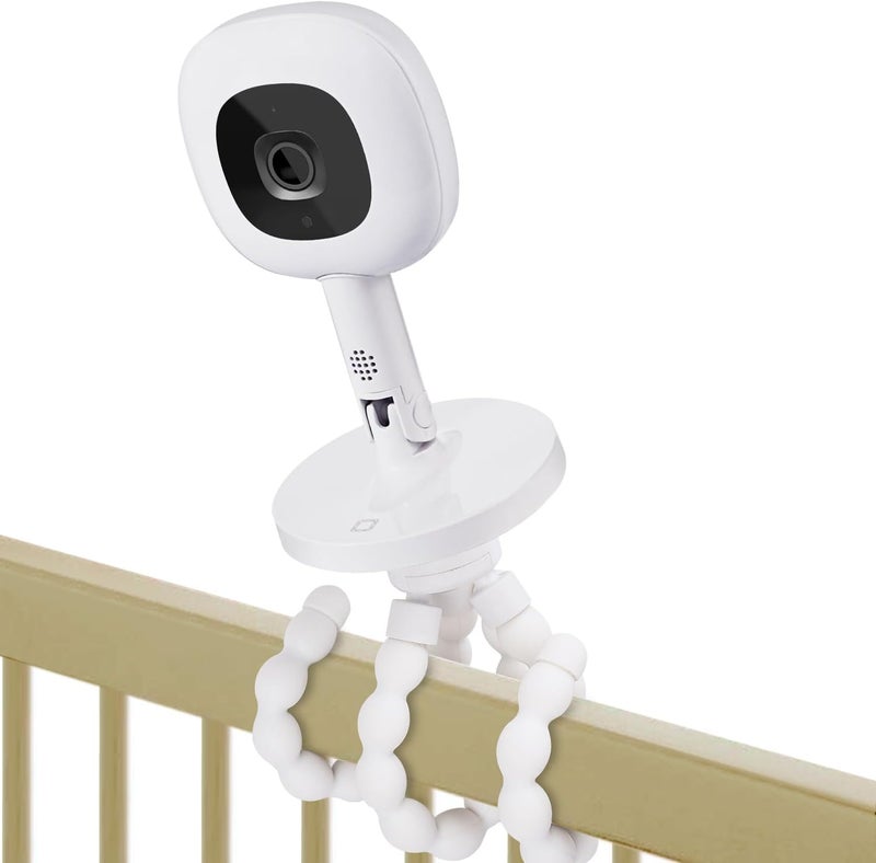 wochel Flexible Baby Monitor Mount Compatible with Nanit Pro Smart Baby Monitor  Flex Stand Baby Monitor Tripod Baby Camera Mount Perfect View Angle Without Tools or Wall Damage - Image 1
