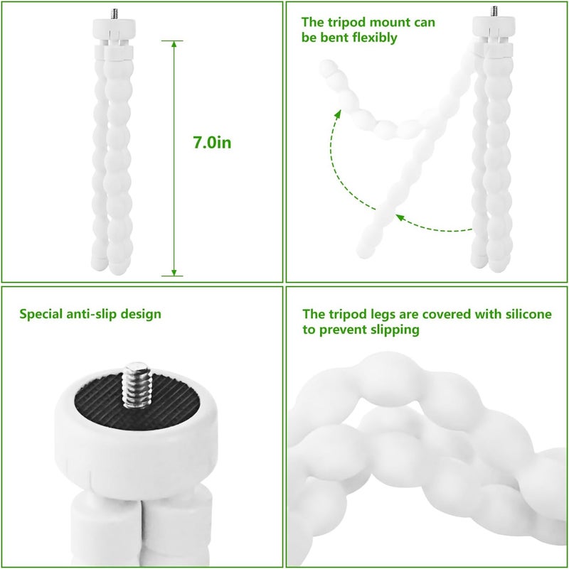wochel Flexible Baby Monitor Mount Compatible with Nanit Pro Smart Baby Monitor  Flex Stand Baby Monitor Tripod Baby Camera Mount Perfect View Angle Without Tools or Wall Damage - Image 5
