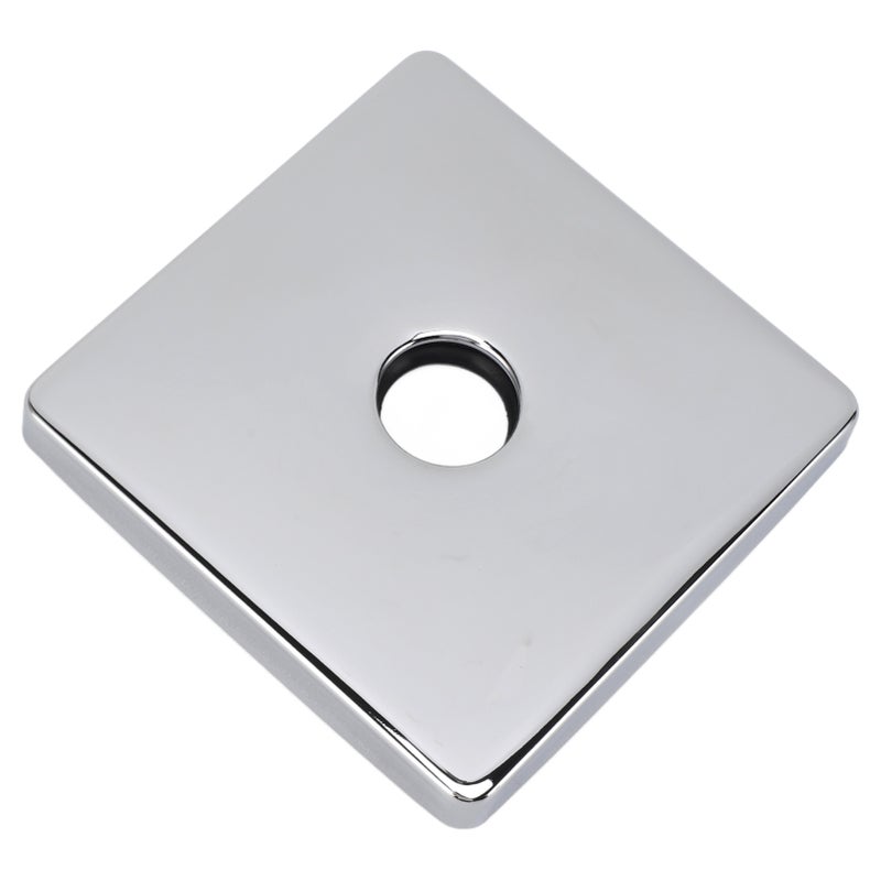 Square Shower Arm Cover Plate Universal Decorative Extra Large Stainless Steel Shower Arm Flange for Bathroom Electroplating - Image 3