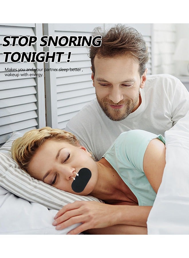Generic Anti Snoring Mouth Tape for Sleeping, Anti Snore Sleep Strips, Breath Right Stop Snoring Devices | Pack Of 60 Sleep Strips  - Image 5