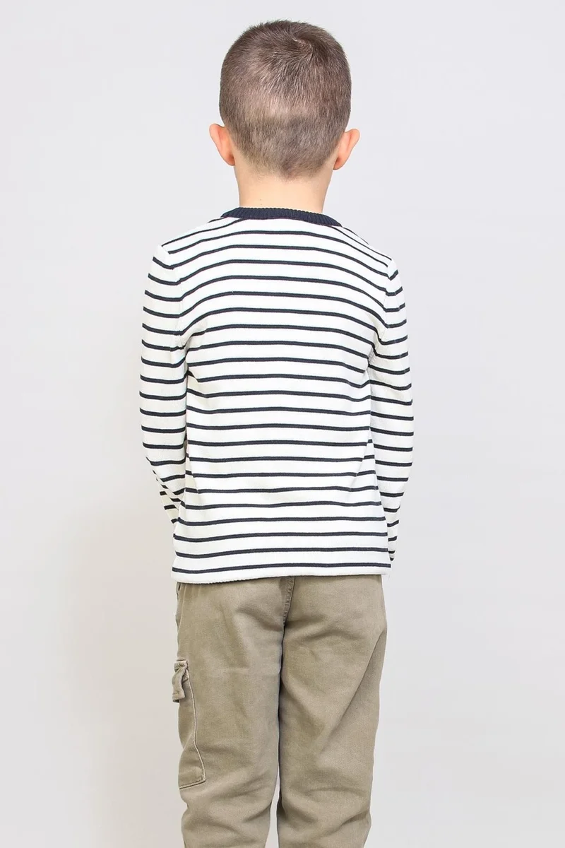 Alexander Gardi Kids' Pinstripe Sweater (C21-18935)
