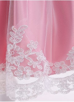 Generic Baby Girl Princess Dress – Sleeveless Lace Tutu Party Dress for Toddlers, Birthday Dress, Tulle Dress, Girls Frock, Kids Baby Dress, Bowknot Gown – Peach Pink, 90cm (1-2Y)  - Image 5