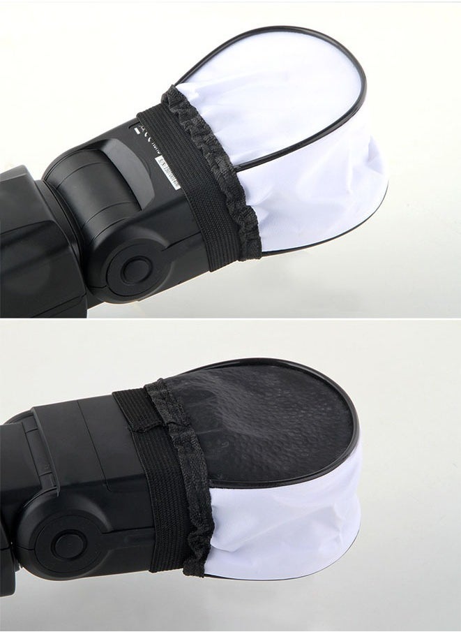 Camera Flash Softbox Soft Cloth Mini Bounce Diffuser Cap For Speedlight For Canon Nikon Sony Godox - Image 2