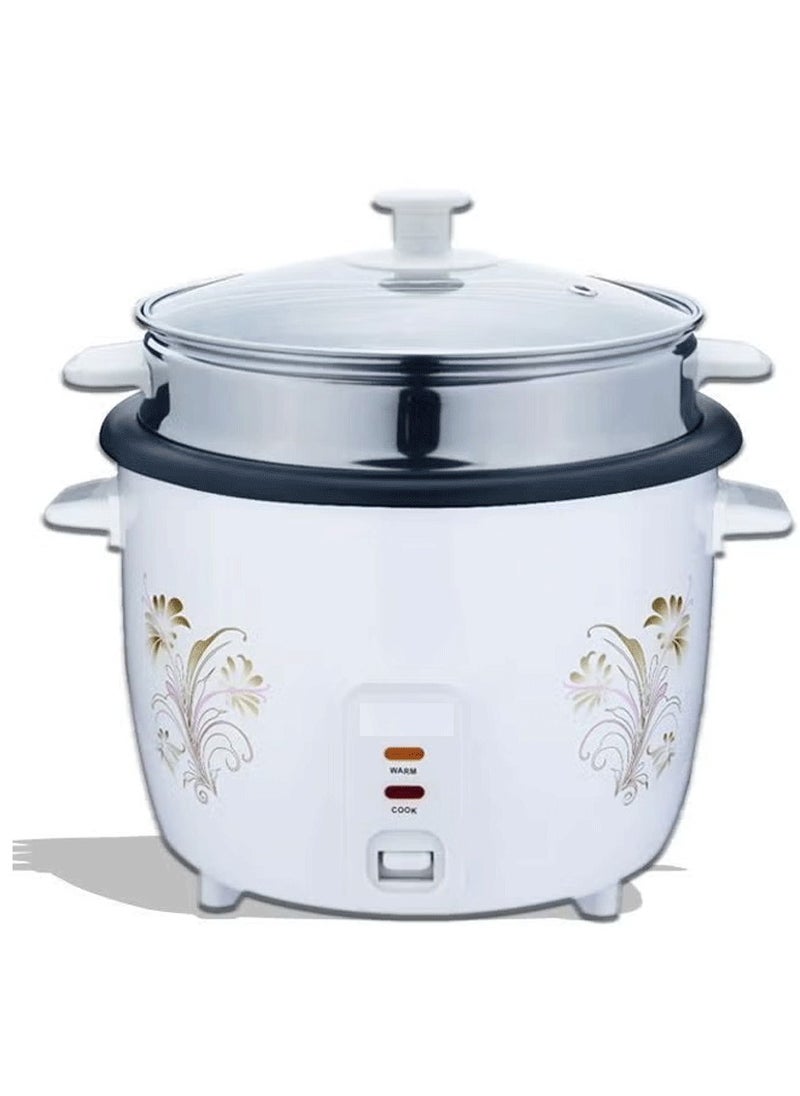 DubaiGallery - Automatic Rice Cooker 3 in 1 Functions Non-Stick Inner Pot Stainless steel steamer Automatic Shut Off with Overheat Protection - Image 1
