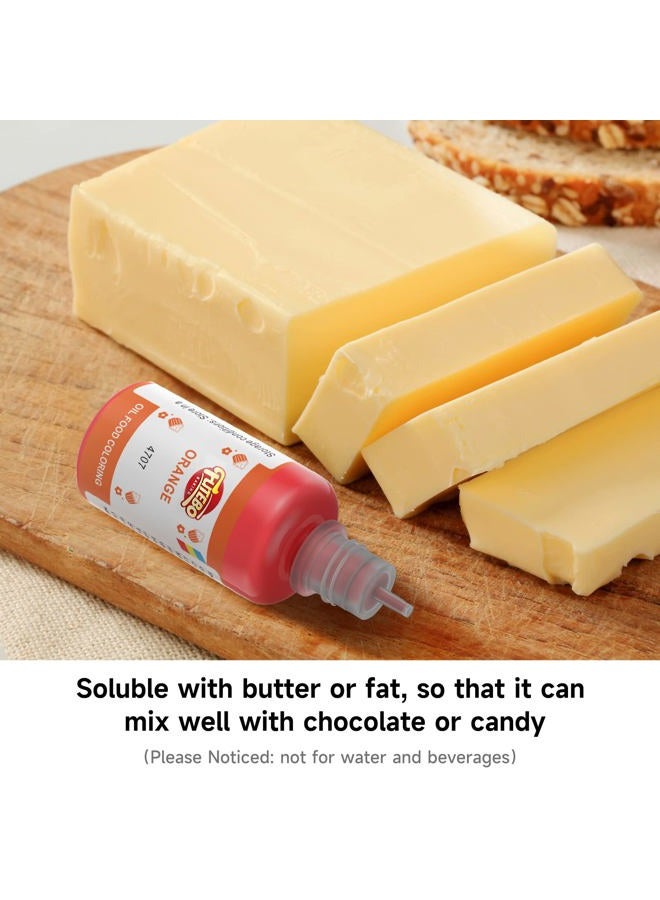 FUTEBO Oil Based Food Coloring, 15ml Large Capacity Food Coloring for Icing, Dye Color for Chocolate Candy Cake, Edible Oil Food Grade Dye for Baking, Fondant & Forsting - Image 5