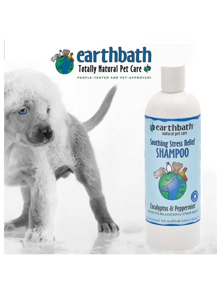 earthbath Eucalyptus And Peppermint Soothing Stress Relief Shampoo Eucalyptus And Peppermint Promotes Relaxation & Stress Relief 472Ml  - Image 2