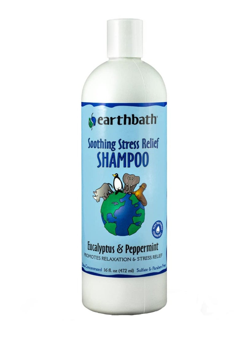 earthbath Eucalyptus And Peppermint Soothing Stress Relief Shampoo Eucalyptus And Peppermint Promotes Relaxation & Stress Relief 472Ml  - Image 3
