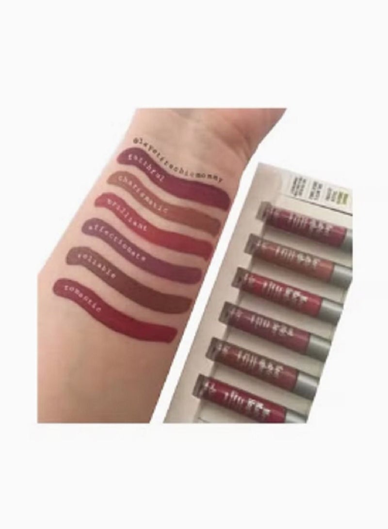 MEETMATE 6-Piece Meet Matt Hughes Liquid Lipstick Set Multicolour Pack of 2 - Image 2