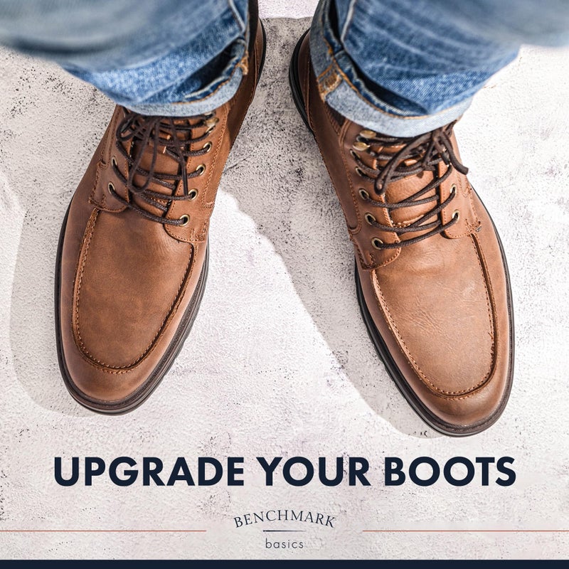 Benchmark Basics Benchmark Waxed Kevlar Boot Laces - Made in USA - Heavy Duty 100% Spun Kevlar Shoe Laces for Work or Hiking - 1 Pair (63 Inches, Dark Brown) - Image 5