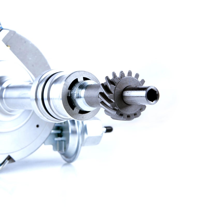 MAS Ignition Distributor w/Cap & Rotor Compatible with Ford 351C 351M 400 460 HEI 65,000 Volt Coil KA-1046013 PE332U JM6506BL 351CBLHEI0 (BLUE) - Image 3