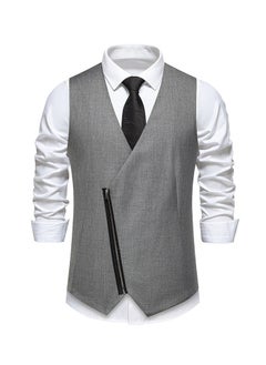 KUYING New Double Breasted Gun Collar Suit Vest  - Image 1