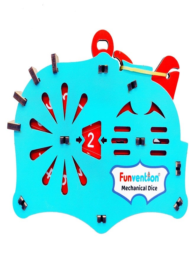 Funvention DIY Mechanical Dice (1 to 6) Random Number Generator - Board Game Companion - Image 2