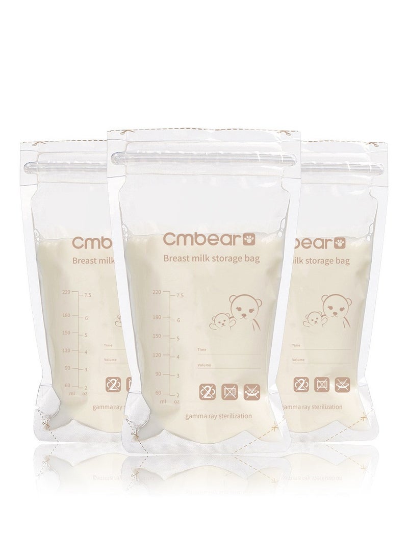 Cmbear 30 Piece portable breast milk preservation bag storage bag 220ml  - Image 2