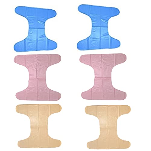MammaChamp Reusable Plastic Diapers Cover/Waterproof Pants Worn Over Diapers/Unisex Newborn Washable Plastic Nappy Cover, Multicolour, Pack Of 6 - Image 1