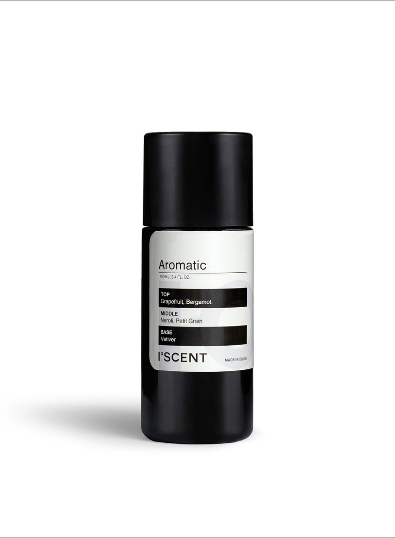 ISCENT | Aromatic Oil Refill for Ensō Diffuser – 100ml with Grapefruit, Neroli & Vetiver | Citrus Zest, Green Florals & Earthy Elegance for a Refreshing Home Ambience - Image 1