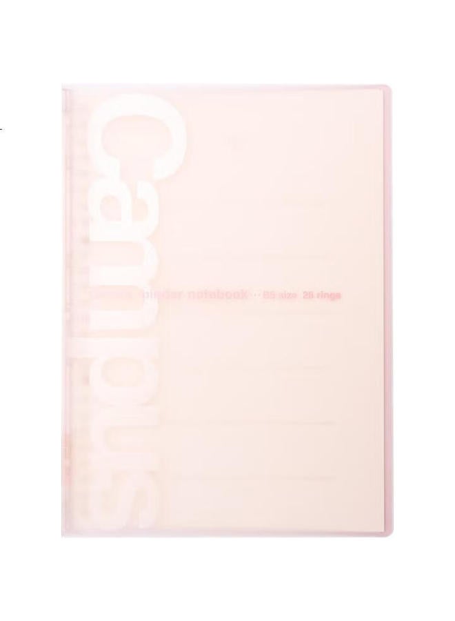 Kokuyo Imported B5 Notebook Campus Pastel Soft Loose-leaf Notebook, 10 Sheets 6mm*36 Lines, Pink, 1 Book, Ru-p733p - Image 2