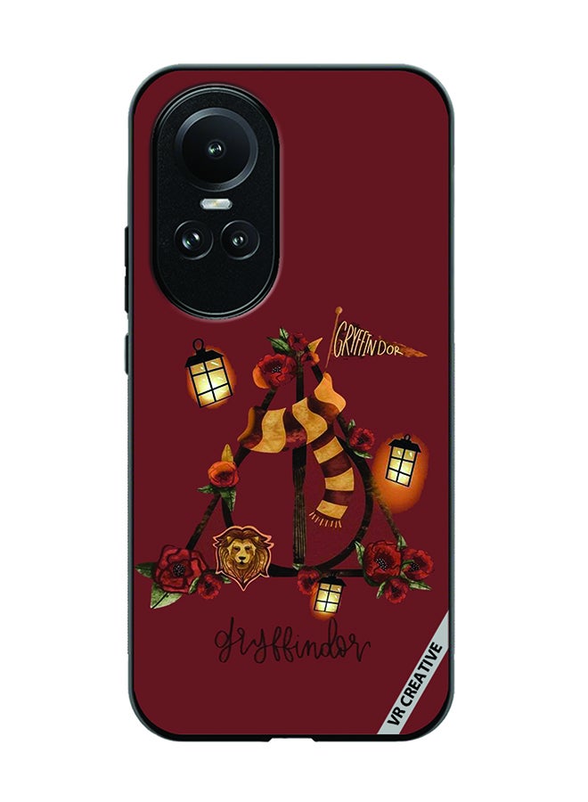 VR CREATIVE Protective Case Cover For Oppo Reno 10 Gryffindor Design Multicolour - Image 1