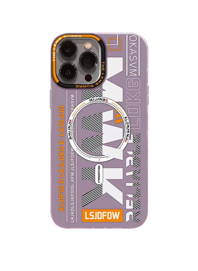 LEEKA - iPhone 14 Pro LEEKA M2 Matte Magnetic Case frosted Back Cover Ultra Case for iPhone 14 Pro (Purple) - Image 1