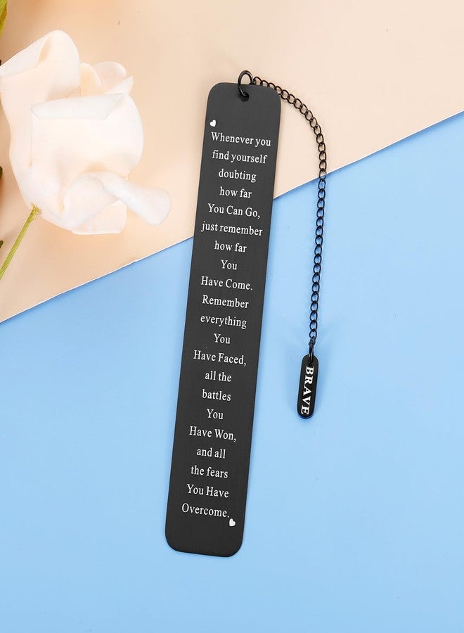 KINMES Sobriety Gifts Bookmark for Men Women Recovery Sympathy Stay Strong Post Surgery Gifts Addiction Recovery AA Warrior Gift Cancer Survivor Gift for Men Patient Inspirational Christmas Graduation Gifts - Image 4