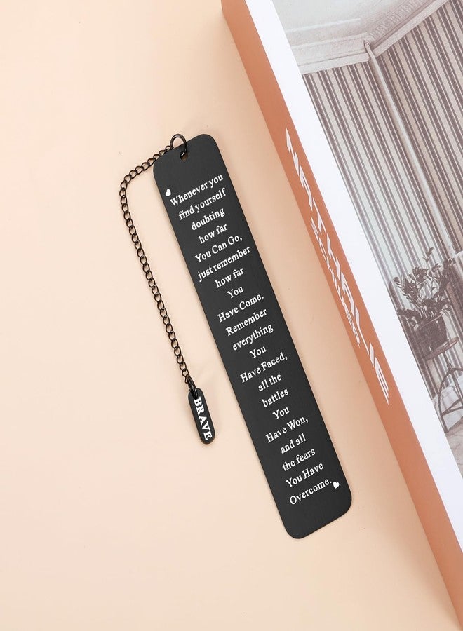 KINMES Sobriety Gifts Bookmark for Men Women Recovery Sympathy Stay Strong Post Surgery Gifts Addiction Recovery AA Warrior Gift Cancer Survivor Gift for Men Patient Inspirational Christmas Graduation Gifts - Image 2