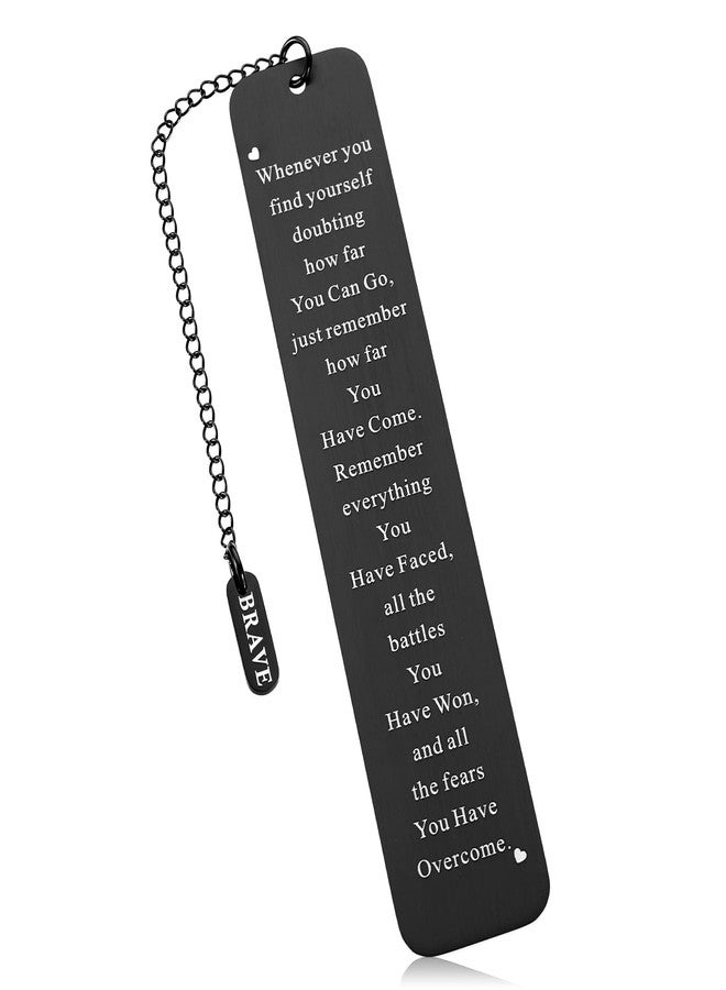 KINMES Sobriety Gifts Bookmark for Men Women Recovery Sympathy Stay Strong Post Surgery Gifts Addiction Recovery AA Warrior Gift Cancer Survivor Gift for Men Patient Inspirational Christmas Graduation Gifts - Image 1