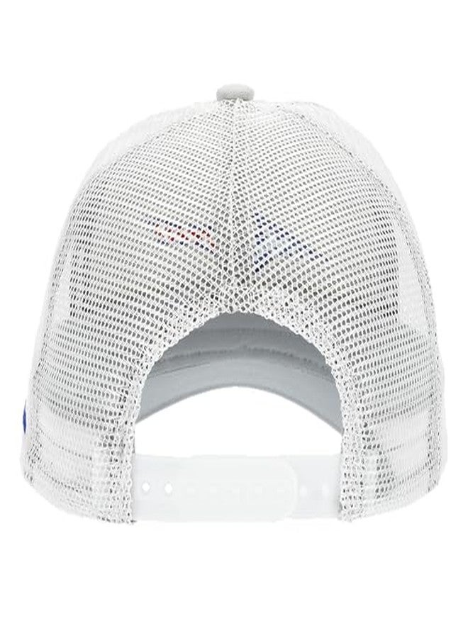 ميزونو قبعة ميزونو رانبيرد باتريوت | رمادي-أبيض | مقاس واحد يناسب الجميع - Image 2