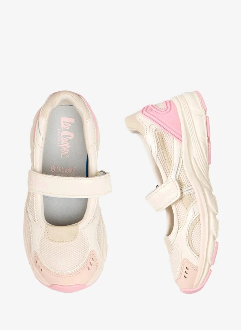 Lee Cooper Girls Hook and Loop Mary Jane Shoes