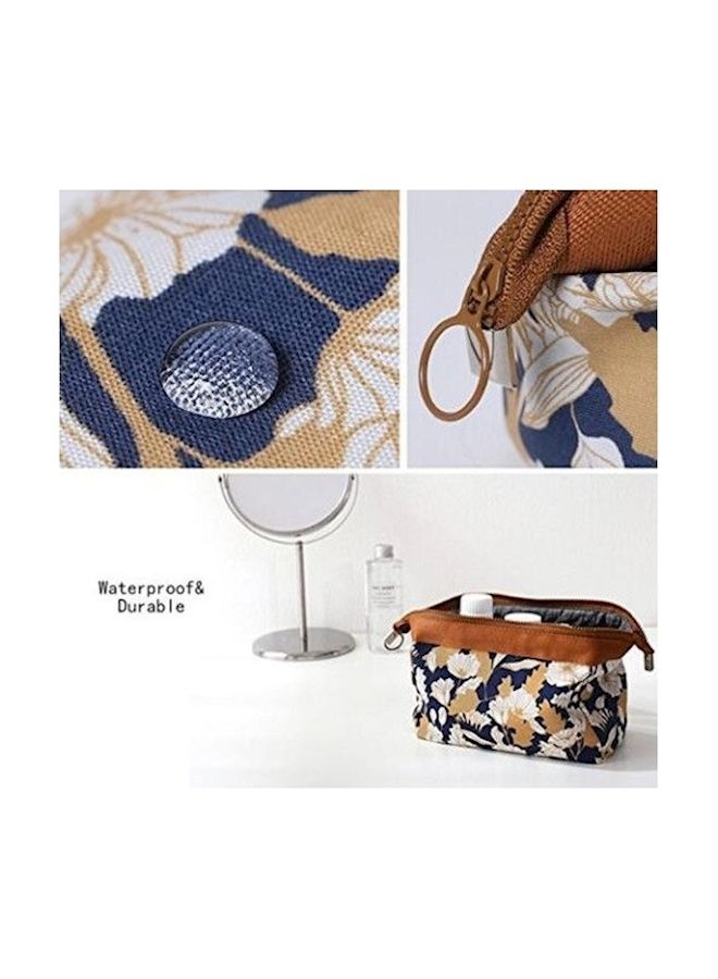 NIBEMINENT Cosmetic Bag - Floral Print Multicolour - Image 3