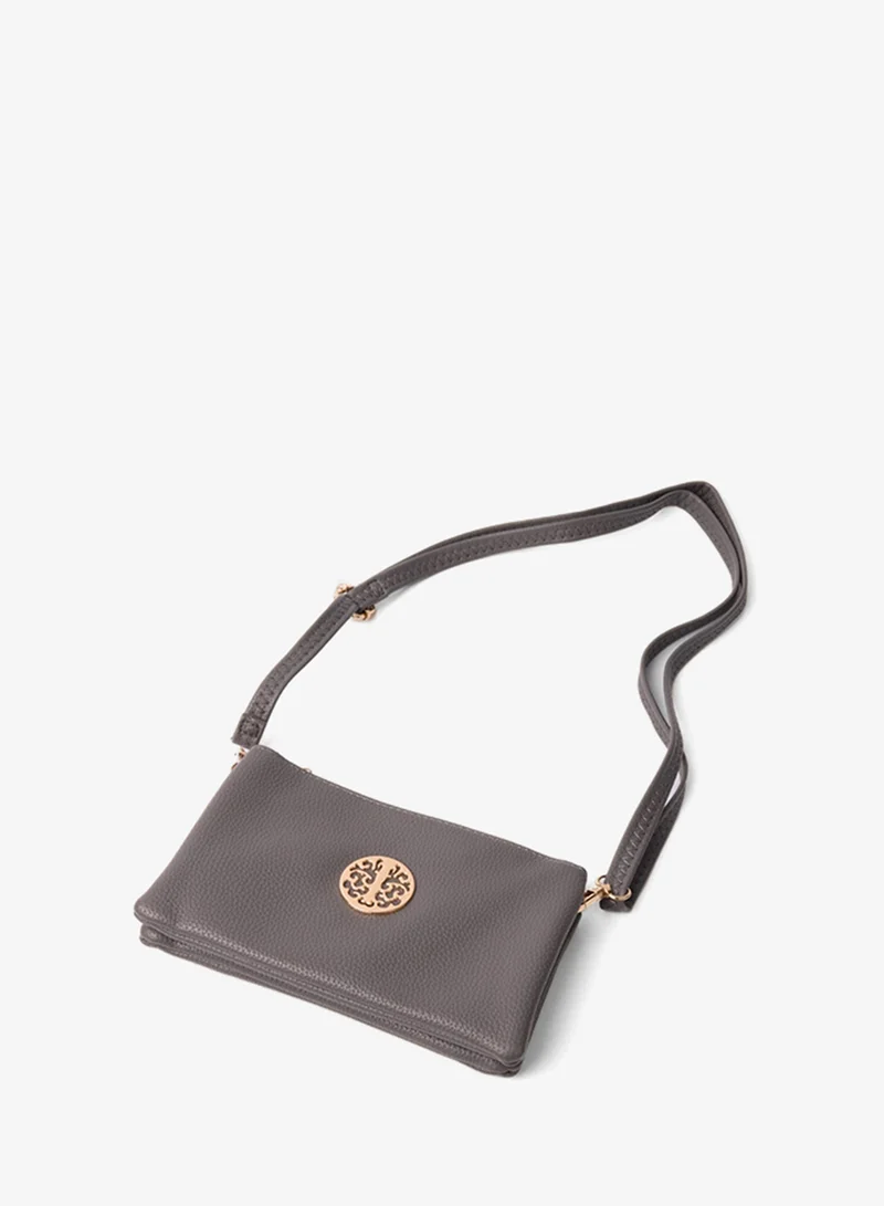 بلو فانيلا Detailed Zip Up Purse