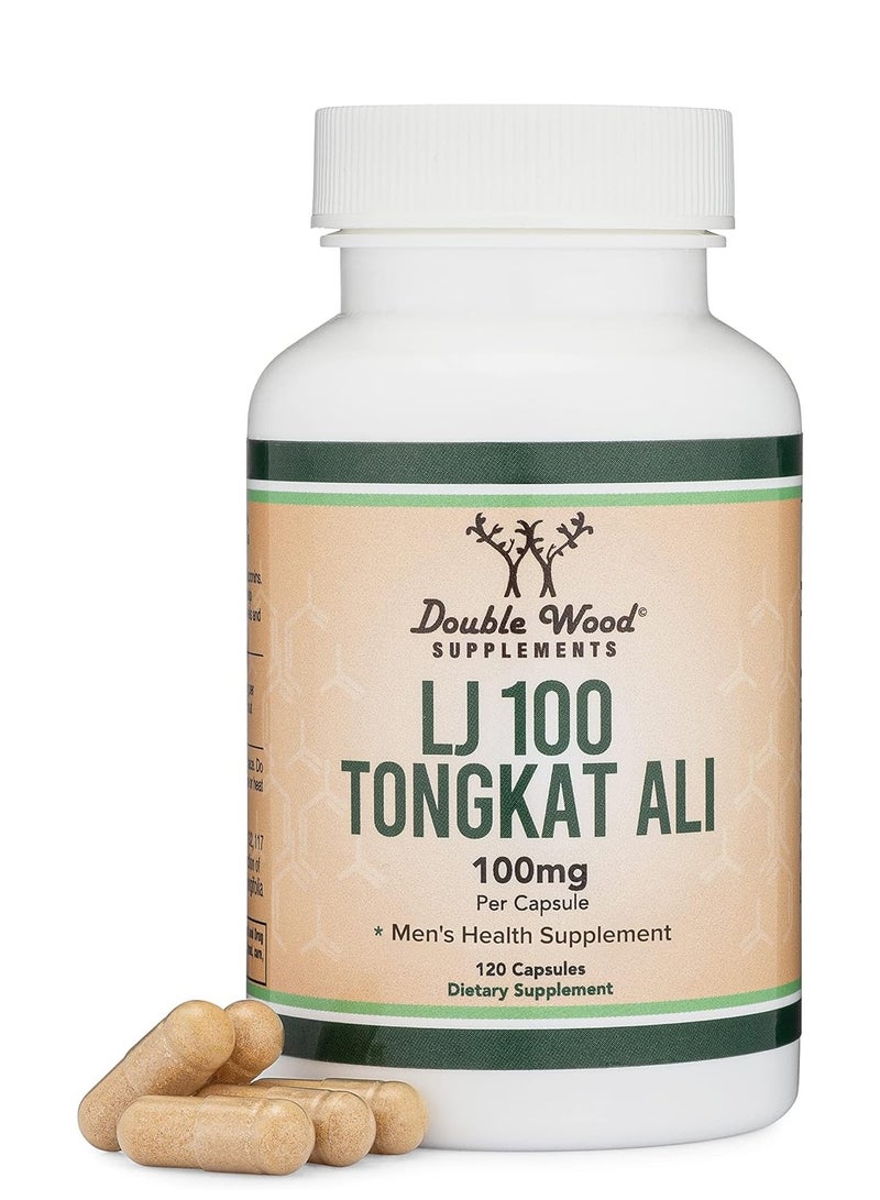 LJ 100 تونكات علي لصحة الرجل 100 ملغ، 120 كبسولة - Image 1