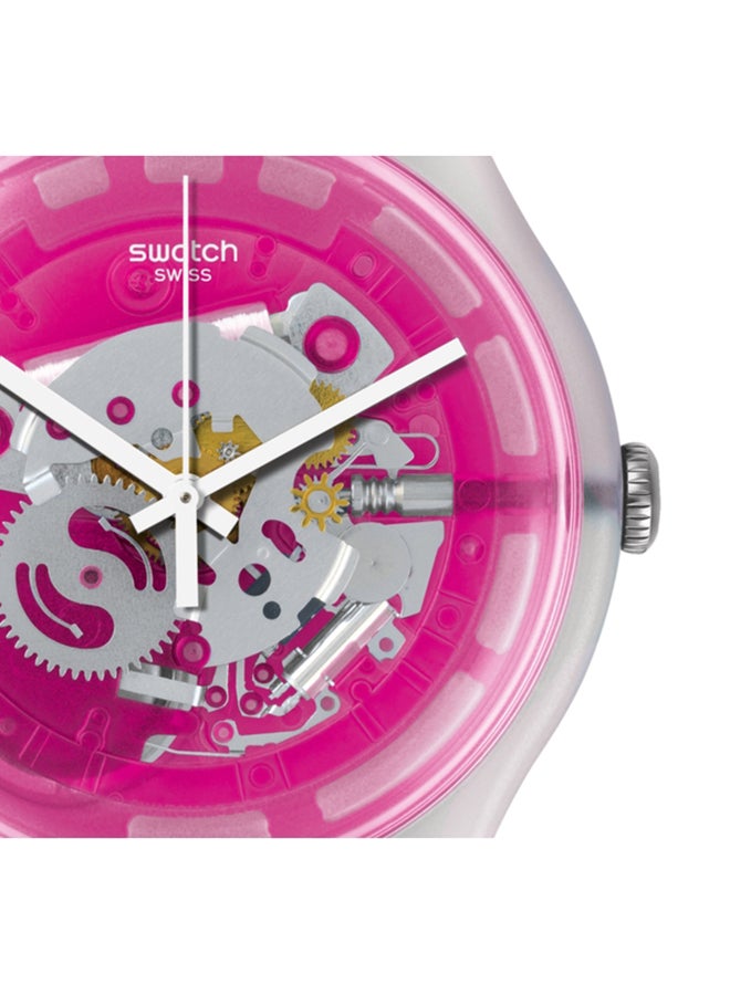 Swatch ساعة يونيكس بلاستيكية كوارتز PINKMAZING - Image 2