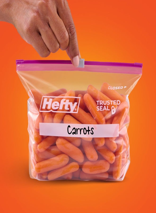 Hefty أكياس تخزين المطبخ هيفتي سلايدر، حجم ربع، 20 قطعة - Image 5