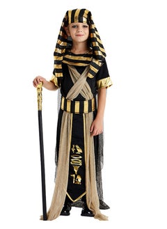 Al Aoyama Children boys Egyptian pharaoh king cosplay clothes, stage performance clothes  - Image 1