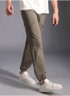 HIGH STAR Men Light Olive Trousers  - Image 5