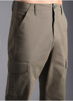 HIGH STAR Men Light Olive Trousers  - Image 1