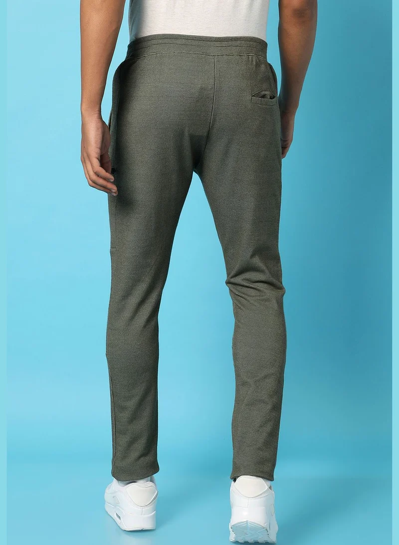 Campus Sutra Men’s Solid Track Pants Regular Fit For Casual Wear
