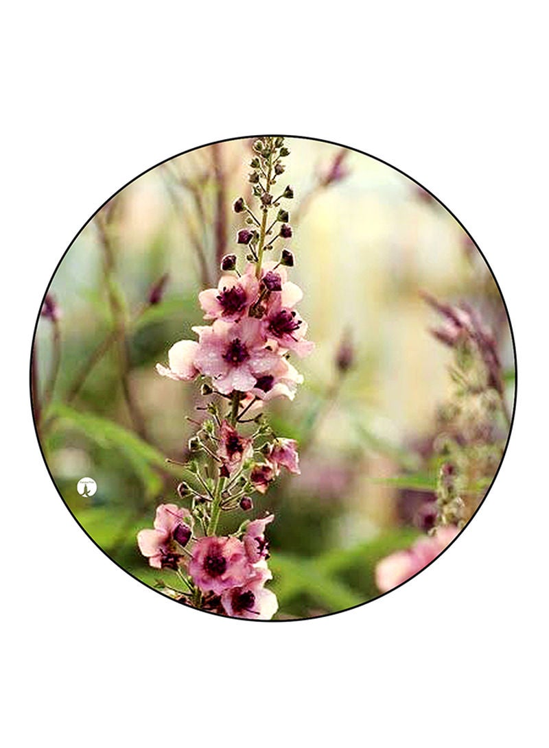 RKN Flowers Printed Large Round Pin Badge Multicolour - Image 2