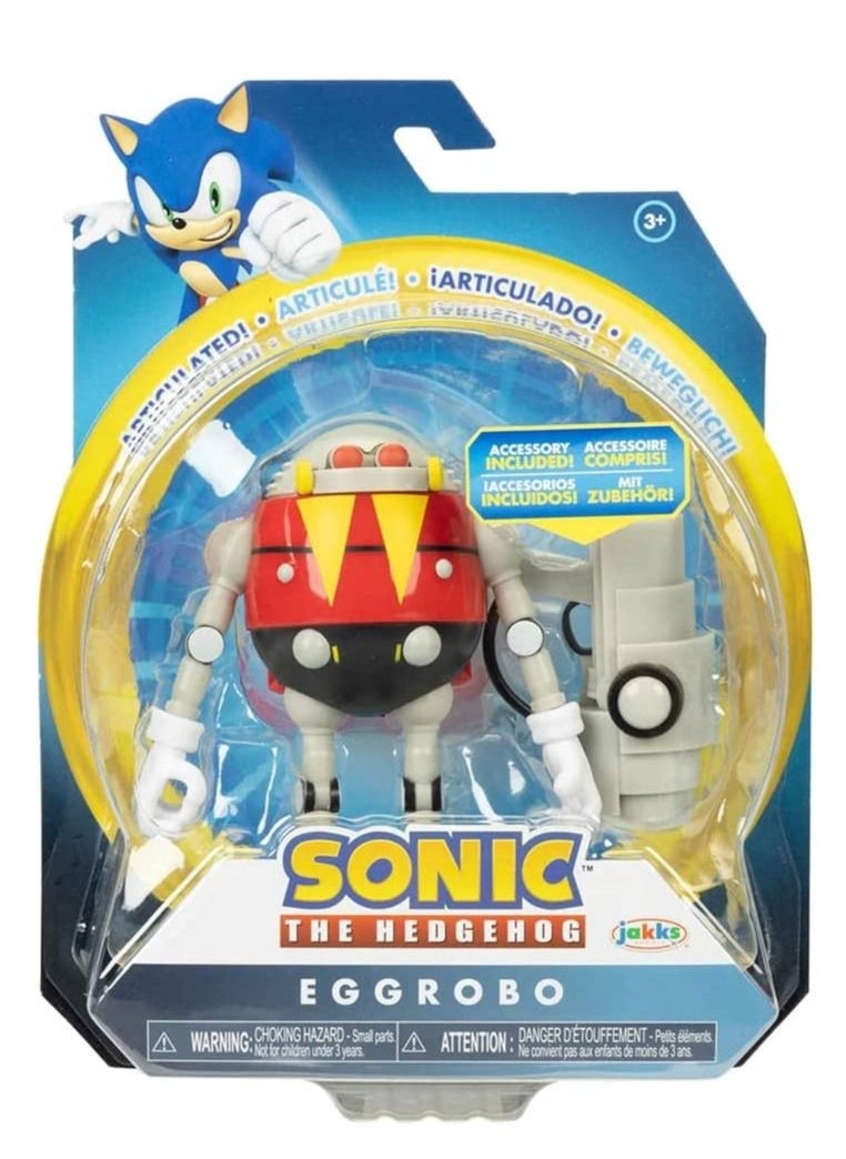 Jakks - Sonic The Hedgehog Basic Action Figure 4 Inches - Eggrobo - Image 1