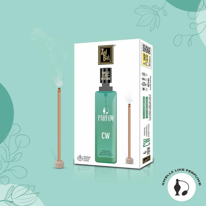Zed Black Premium Fragrance Bamboo Less Dhoop Incense Sticks Pack of 12 (4 * 3) for Everyday Use - Aroma Incense Sticks (20 Sticks of 7.5 cm per Pack) - Image 5