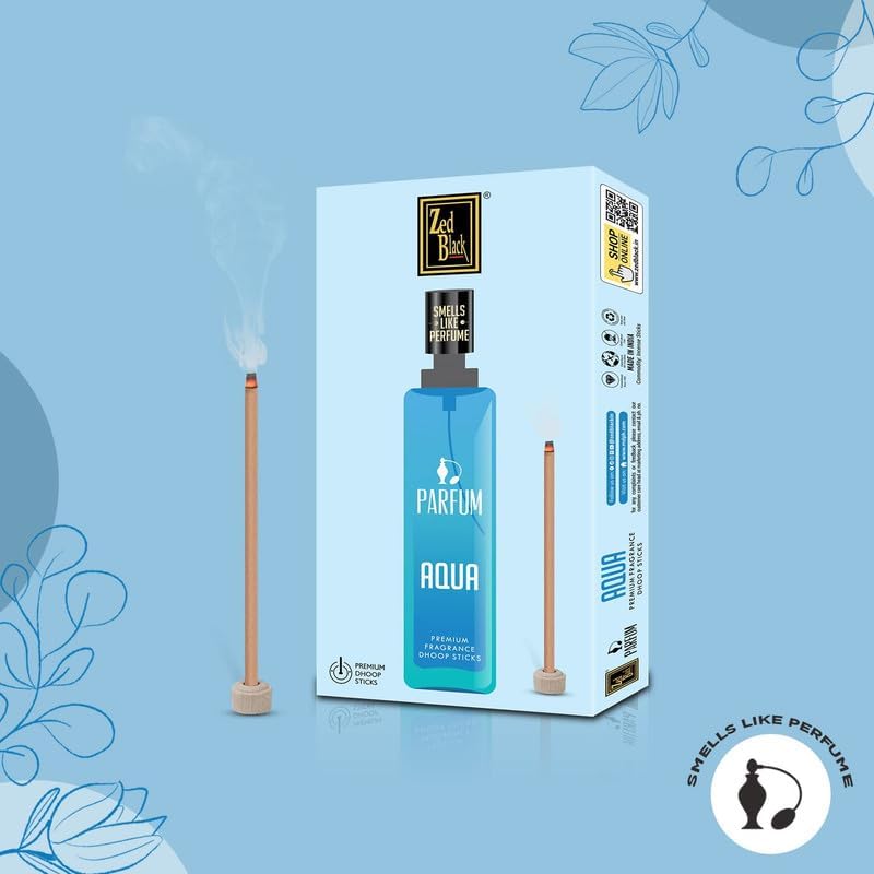 Zed Black Premium Fragrance Bamboo Less Dhoop Incense Sticks Pack of 12 (4 * 3) for Everyday Use - Aroma Incense Sticks (20 Sticks of 7.5 cm per Pack) - Image 3