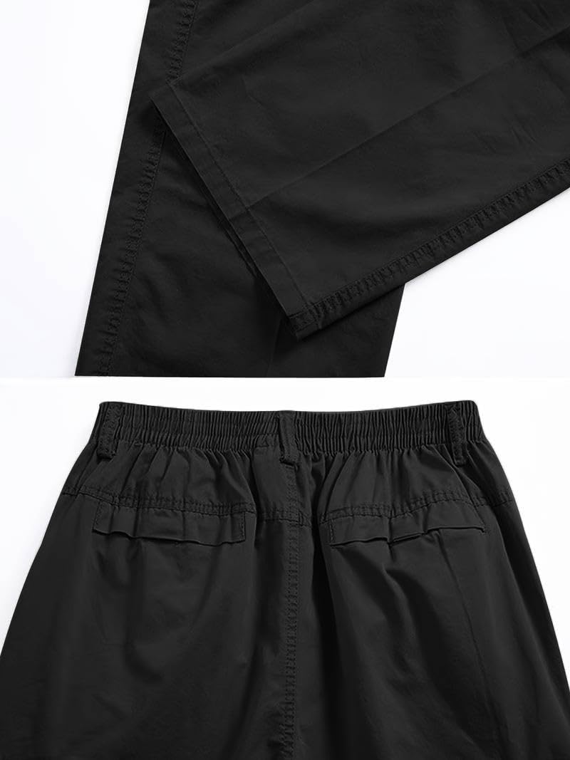 TAGDO® Men's Cargo |Cargo Pants for Men|Cotton Pant| Men's Classic Cargo Pant (RF-Cargo-2002-Black-36) - Image 2