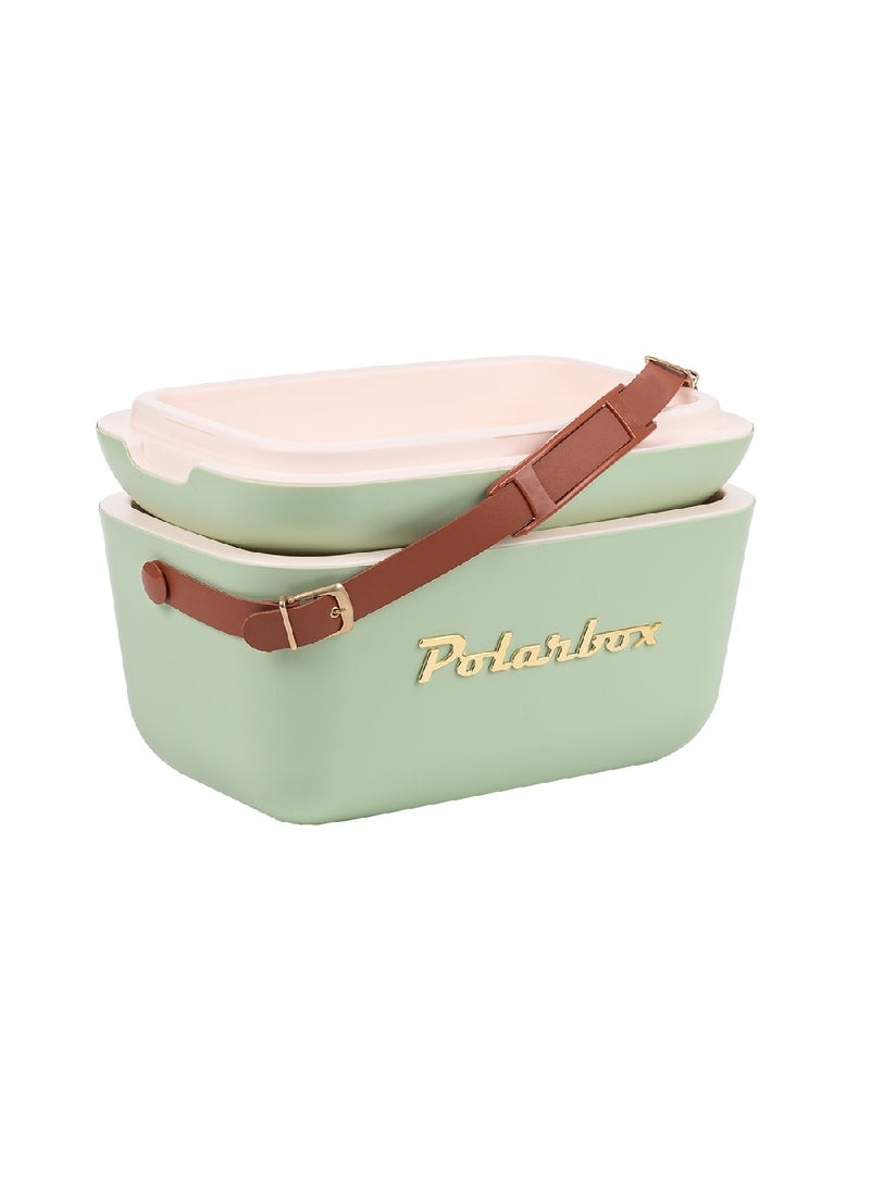 Polarbox 12 Liters Classic Cooler Box Olive - Green |Ice Box for Beach, Picnic & Party | Convertible Lid | Lunch Box | thermal cooler box | Ice Cooler Box  - Image 4