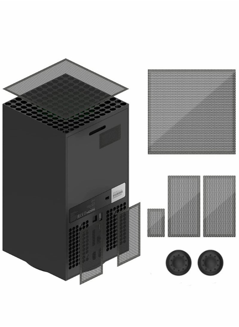 Generic Premium Dust Filter Cover for Xbox Series X - Includes Rubber Plugs for Ultimate Protection (Dust Cover)  - Image 1