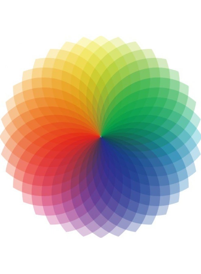 Custom 500 Pieces Rainbow Round Puzzle Cross Border Fun Color Cognitive Puzzle-Colour:Purple Hot Air Balloon - Image 5